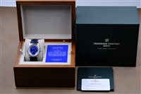 Fabriano - Piazza del Comune 25 - Orologio Frederique Constant Uomo Manufacture Worldtimer in Acciaio FC-718LA4H6 - FC-718LA4H6